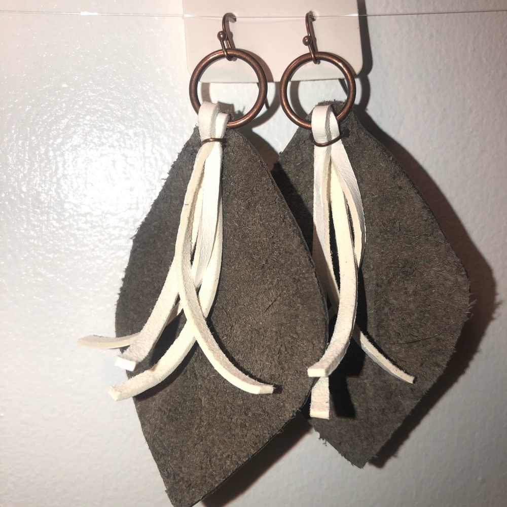 Handmade Leather Earrings
